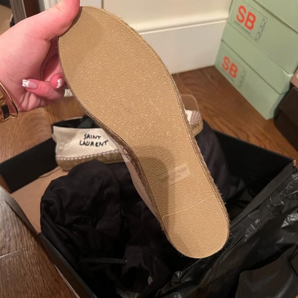 Ysl white espadrilles - Picture 4 of 6